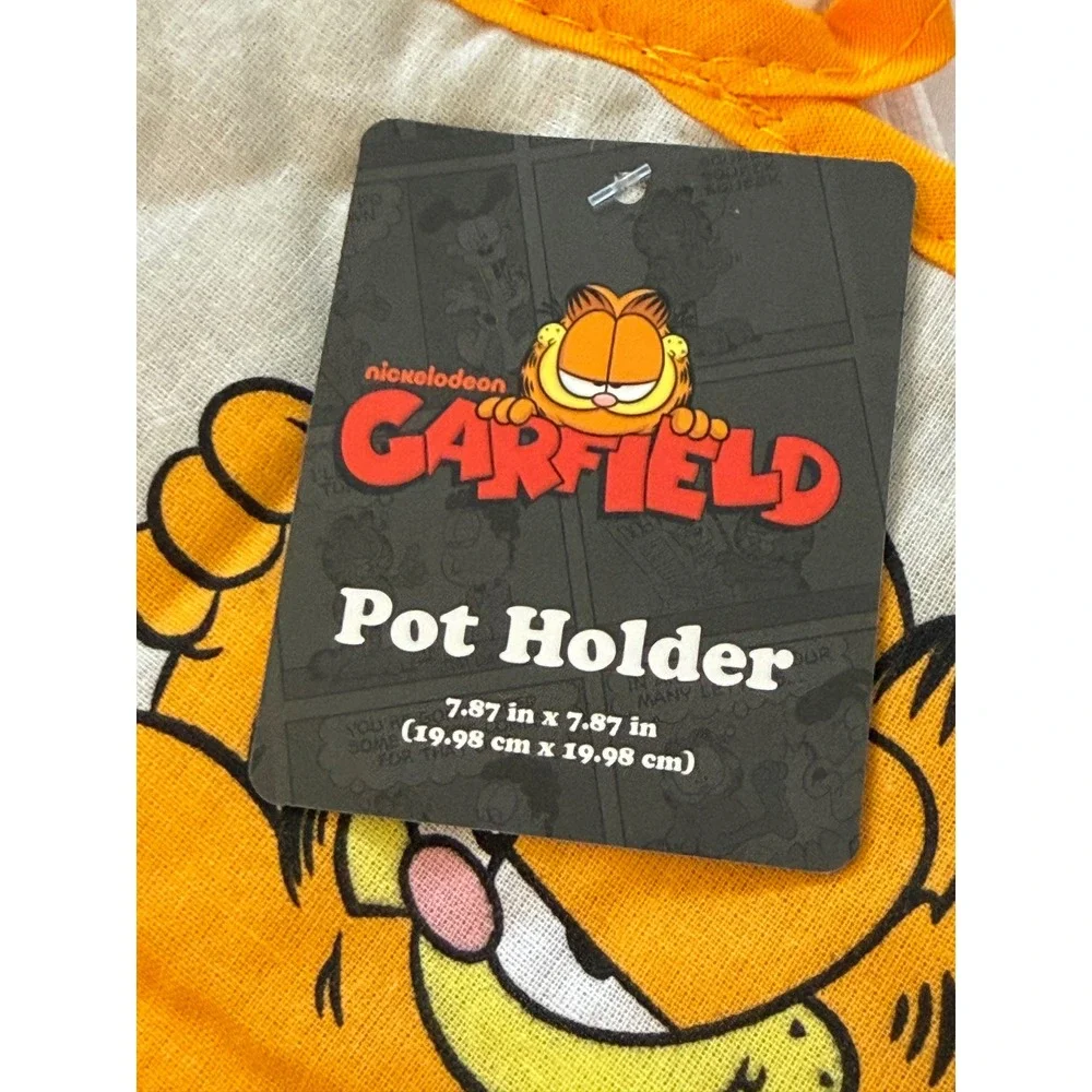 Garfield Nickelodeon 4pc Kitchen Set Oven Mitt Pot Holder Towel Mini Mitt New